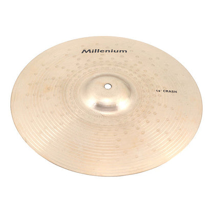 millenium crash cymbals 14-inch millenium b20 crash cymbal      