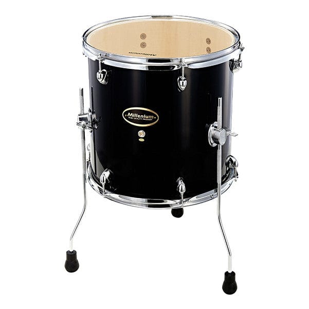 millenium floor tom-toms 14-inch x 14-inch millenium mx500 series floor tom - black      