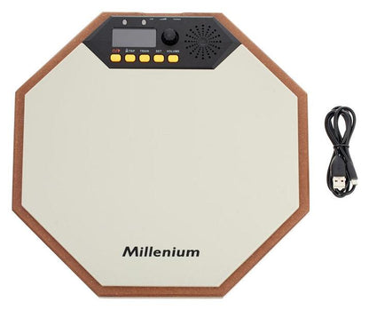 millenium practice pads & devices millenium r1 12inch metronome practice pad