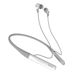 Mivi In-Ear Neckband Headphones Grey Mivi Collar 2 In Ear Neckband Bluetooth Headphones