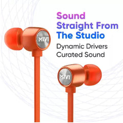 Mivi In-Ear Neckband Headphones Mivi Collar Classic In Ear Neckband Bluetooth Headphone
