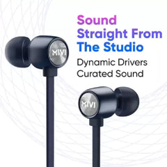 Mivi In-Ear Neckband Headphones Mivi Collar Classic In Ear Neckband Bluetooth Headphone