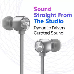 Mivi In-Ear Neckband Headphones Mivi Collar Classic In Ear Neckband Bluetooth Headphone