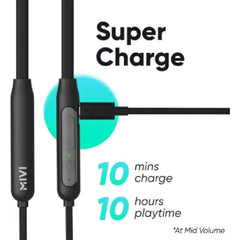 Mivi In-Ear Neckband Headphones Mivi Collar Flash In Ear Neckband Blutooth Headphones