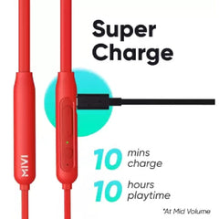 Mivi In-Ear Neckband Headphones Mivi Collar Flash In Ear Neckband Blutooth Headphones