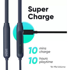 Mivi In-Ear Neckband Headphones Mivi Collar Flash In Ear Neckband Blutooth Headphones