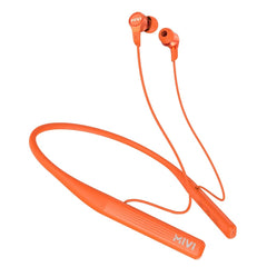 Mivi In-Ear Neckband Headphones Orange Mivi Collar 2 In Ear Neckband Bluetooth Headphones