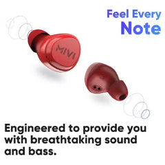 Mivi True Wireless In-Ear Headphones Mivi M20 True Wireless Earbuds