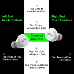 Mivi True Wireless In-Ear Headphones Mivi M20 True Wireless Earbuds