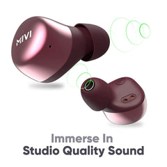 Mivi True Wireless In-Ear Headphones Mivi M40 True Wireless Earbuds