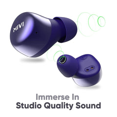 Mivi True Wireless In-Ear Headphones Mivi M40 True Wireless Earbuds