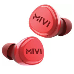 Mivi True Wireless In-Ear Headphones Red Mivi M20 True Wireless Earbuds