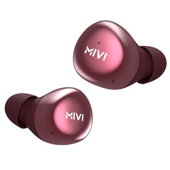 Mivi True Wireless In-Ear Headphones Red Mivi M40 True Wireless Earbuds