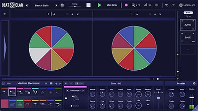 MODALICS Virtual Instruments Modalics Beat Scholar: Drum Machine Plugin