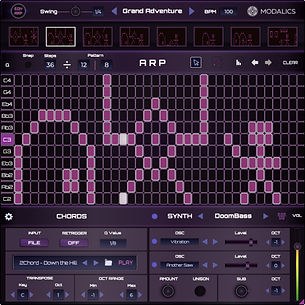 MODALICS Virtual Processors Modalics EON-Arp: Arpeggiator Plugin