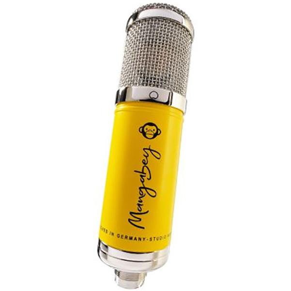 monkey banana condenser microphones yellow monkey banana mangabey tube condenser microphone   #color_yellow