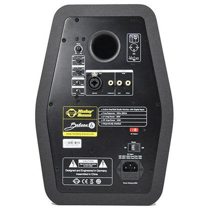 monkey banana monitor speakers monkey banana baboon 6 active studio monitor speaker   