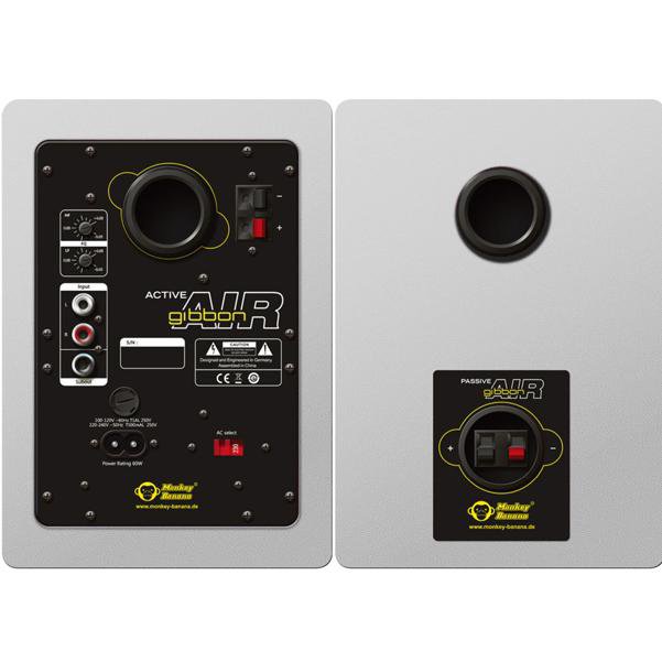 monkey banana monitor speakers monkey banana gibbon air active monitor speaker with bluetooth - pair 