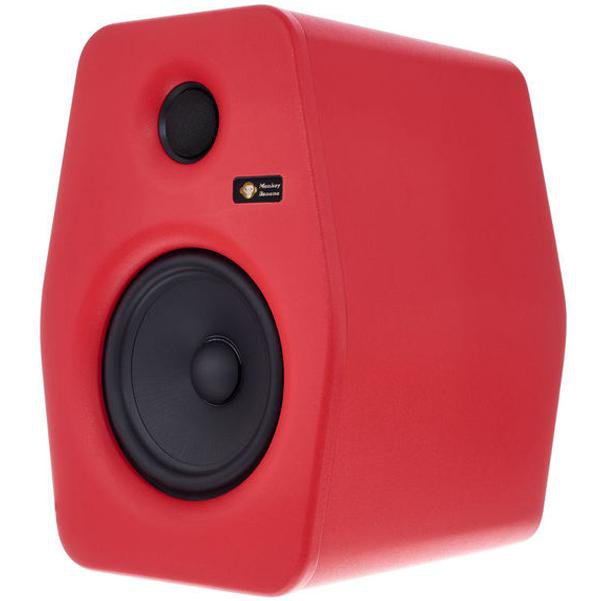 monkey banana monitor speakers red monkey banana turbo 6 active studio monitor speaker   #color_red