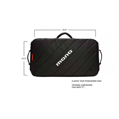 mono creators pedal board cases black mono creators m80-pb2 tour pedalboard case - black   