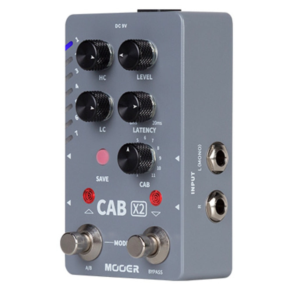 Mooer Amp Emulator Pedals Mooer CAB X2 Stereo Cabinet Simulation Effect Pedal