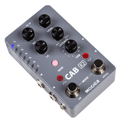 Mooer Amp Emulator Pedals Mooer CAB X2 Stereo Cabinet Simulation Effect Pedal