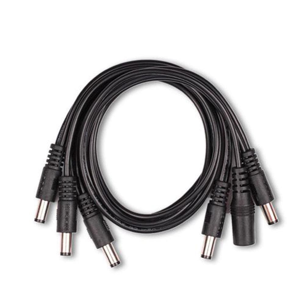 mooer cables and connectors mooer pdc5s 5-way straight daisy chain power cable