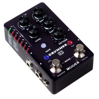 Mooer Drum Pedals Mooer Drummer X2 Dual Footswitch Drum Machine Pedal
