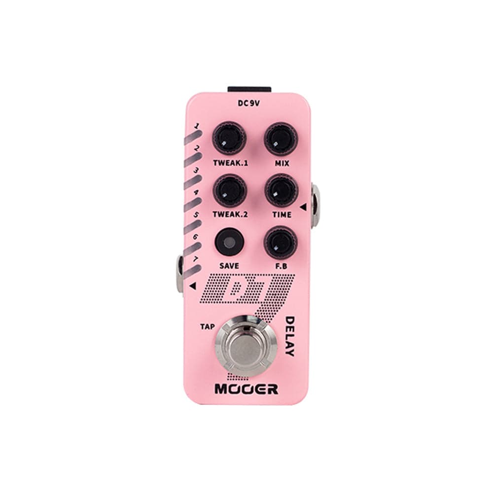 mooer effect pedals mooer d7 delay digital delay effect pedal