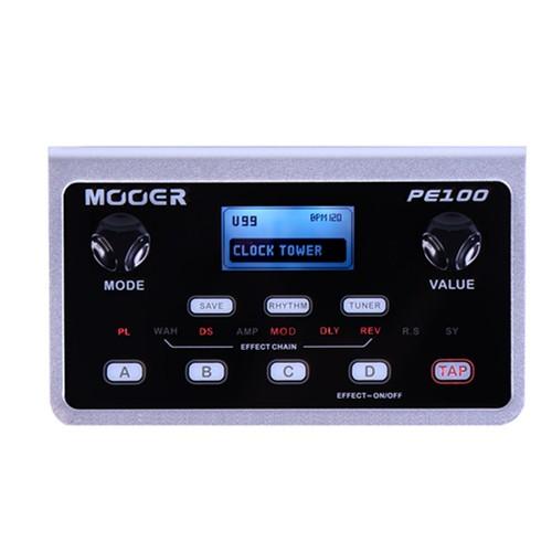 mooer effect pedals mooer pe100 portable guitar effects pedal