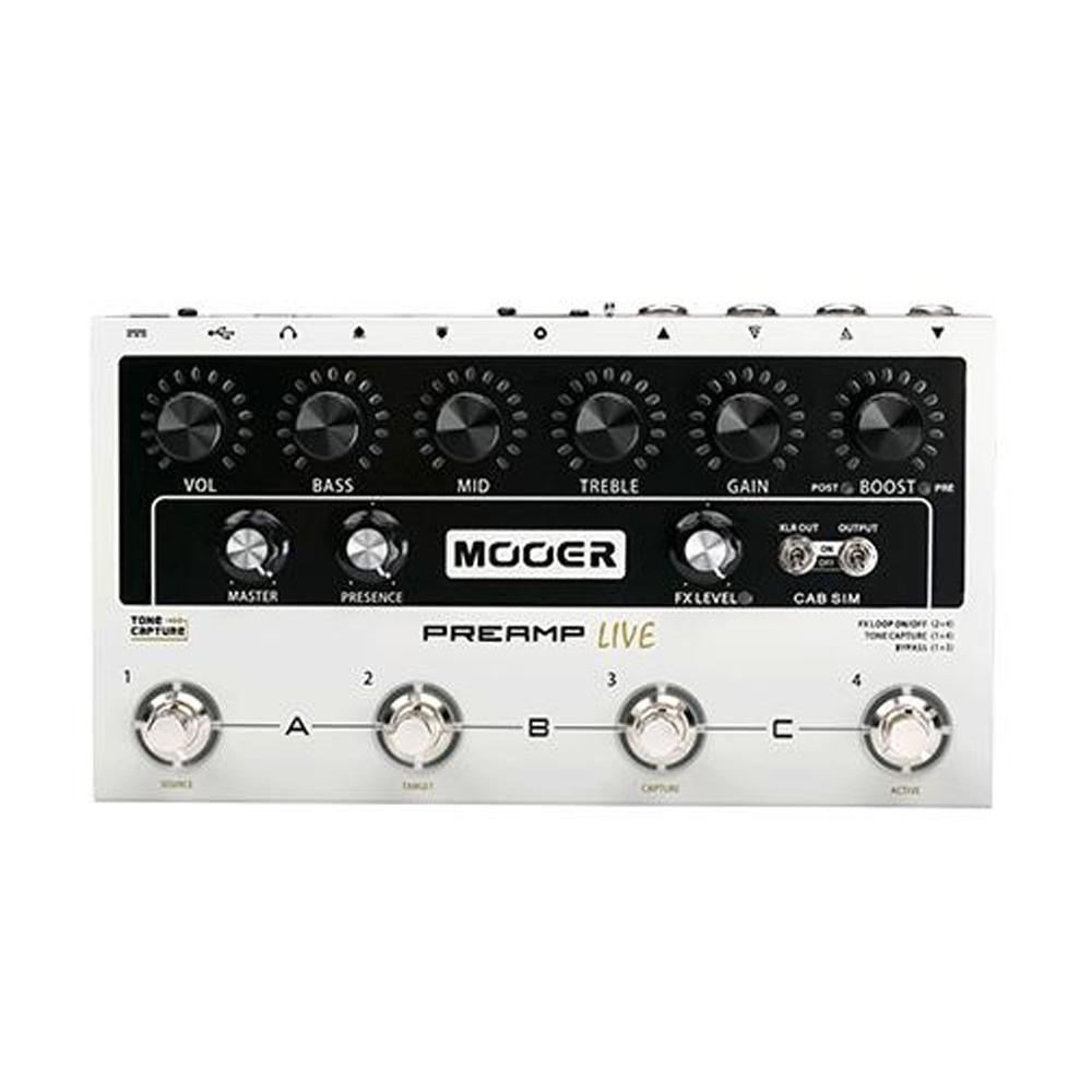 Mooer Effect Pedals Mooer Preamp Live Digital Multi Effects Pedal