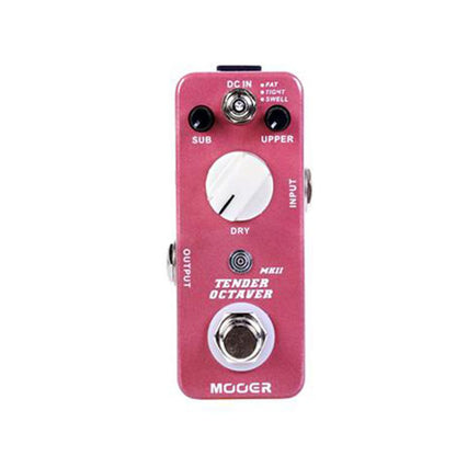 mooer effect pedals mooer tender octaver mkii precise octave effects pedal