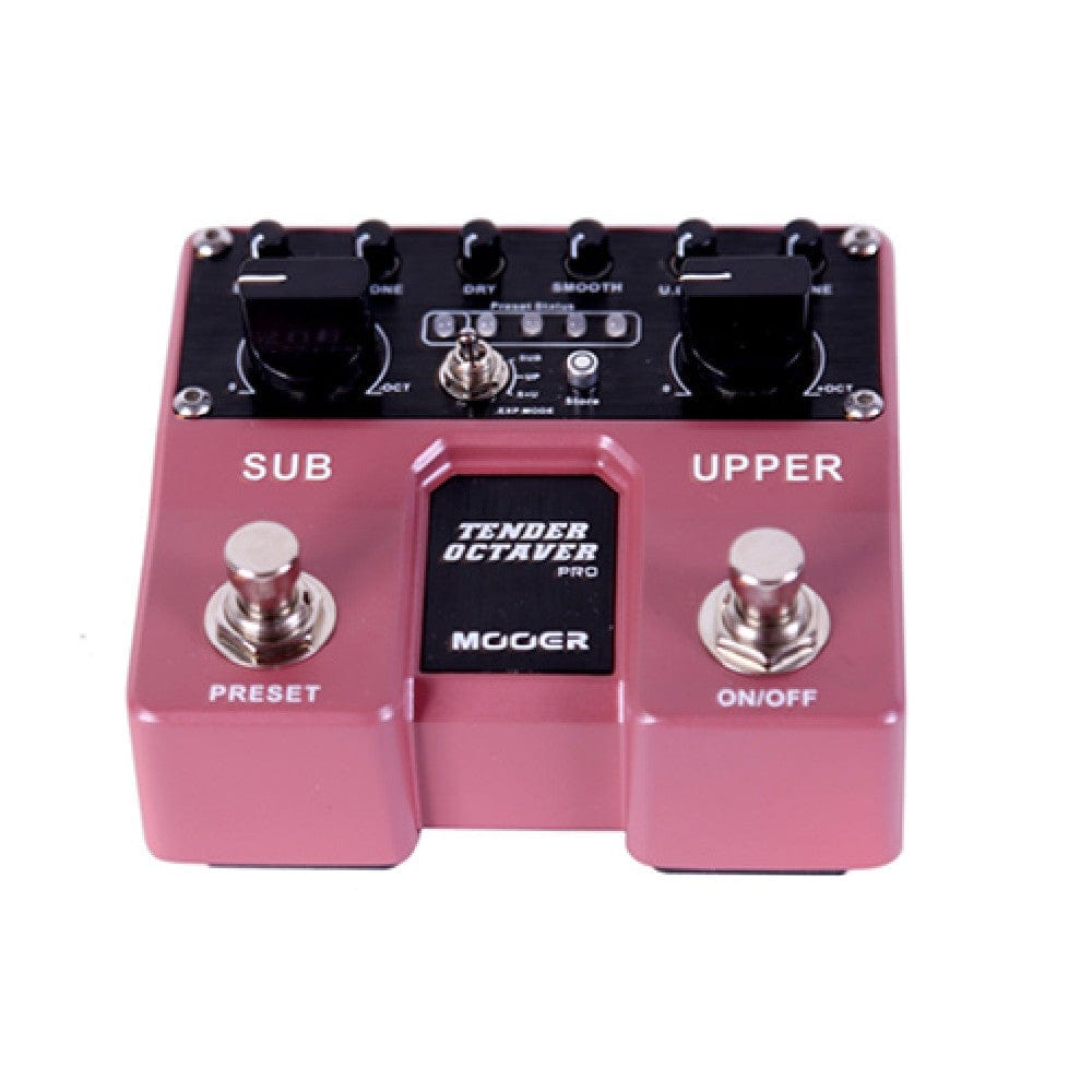 mooer effect pedals mooer tender octaver pro precise octave pedal