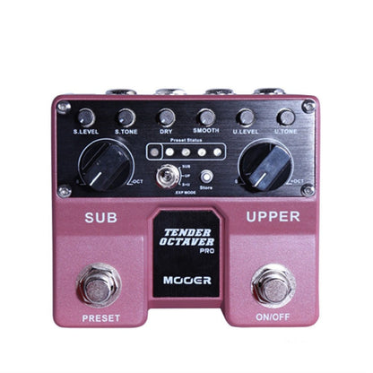 mooer effect pedals mooer tender octaver pro precise octave pedal