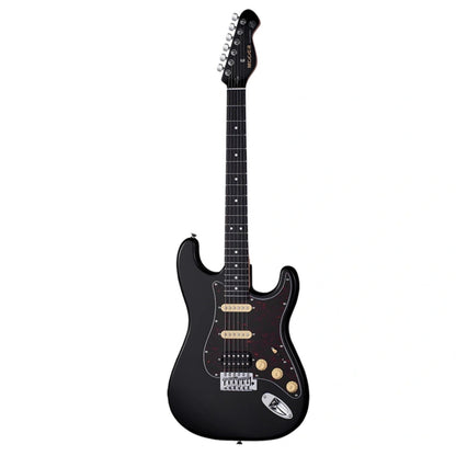 Mooer Electric Guitars Black Mooer MSC10 Pro 6 String Electric Guitar 