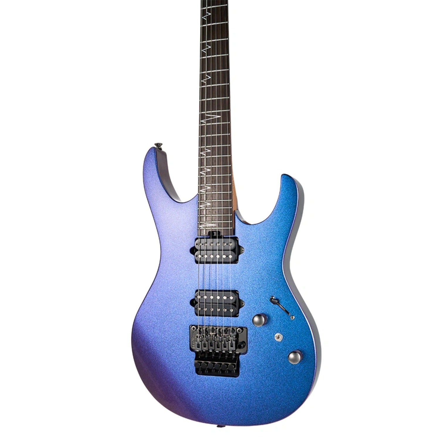 Mooer Electric Guitars Mooer MMT100 FR 6 String Electric Guitar #color_aurora-purple