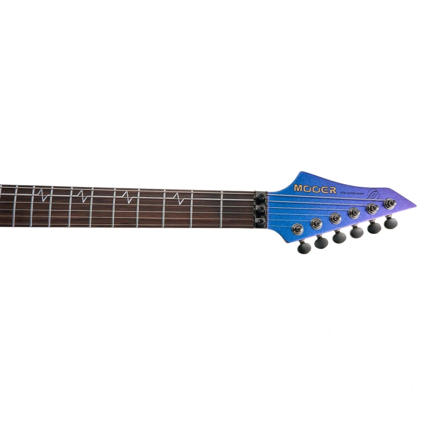 Mooer Electric Guitars Mooer MMT100 FR 6 String Electric Guitar #color_aurora-purple