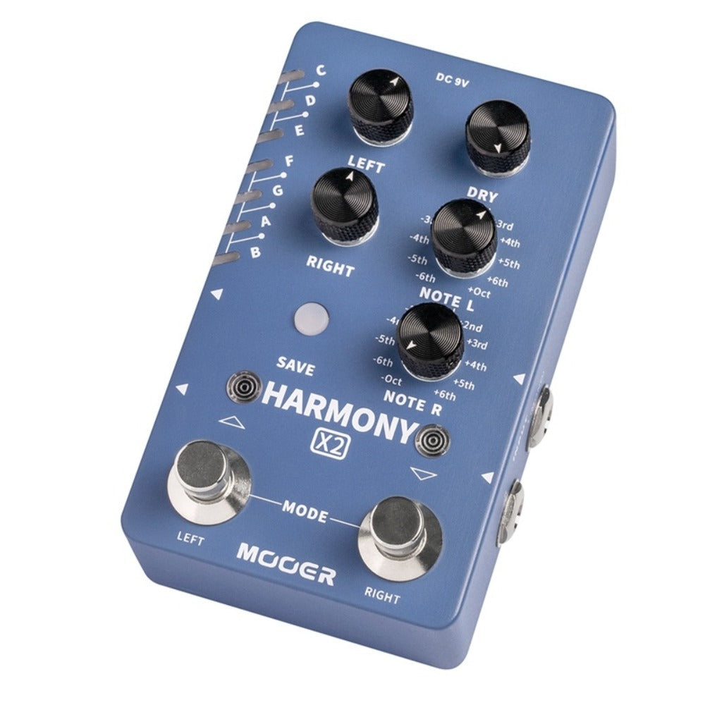 Mooer Footswitches & Controllers Mooer Harmony X2 Dual Footswitch Dual Channel Effect Pedal