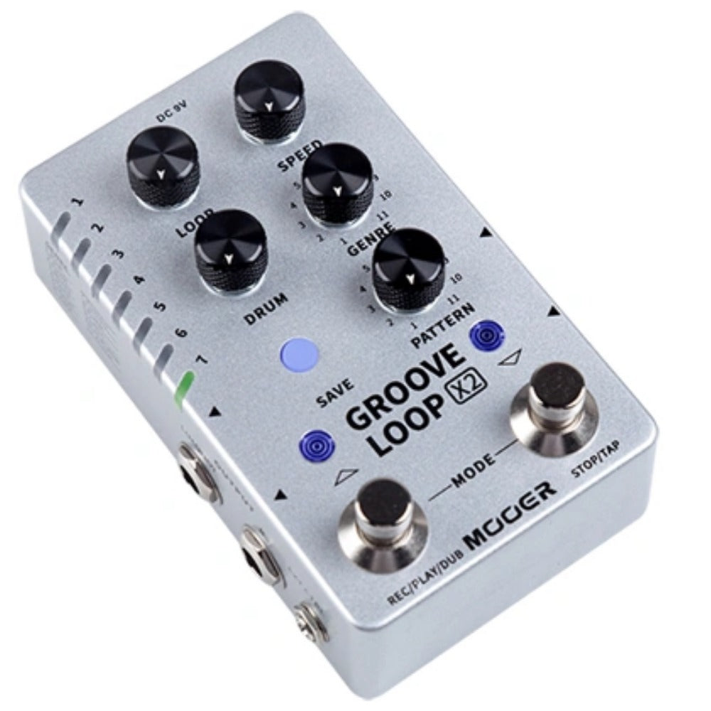 Mooer Looper Pedals Mooer Groove Loop X2 Stereo Looper & Drum Machine Pedal