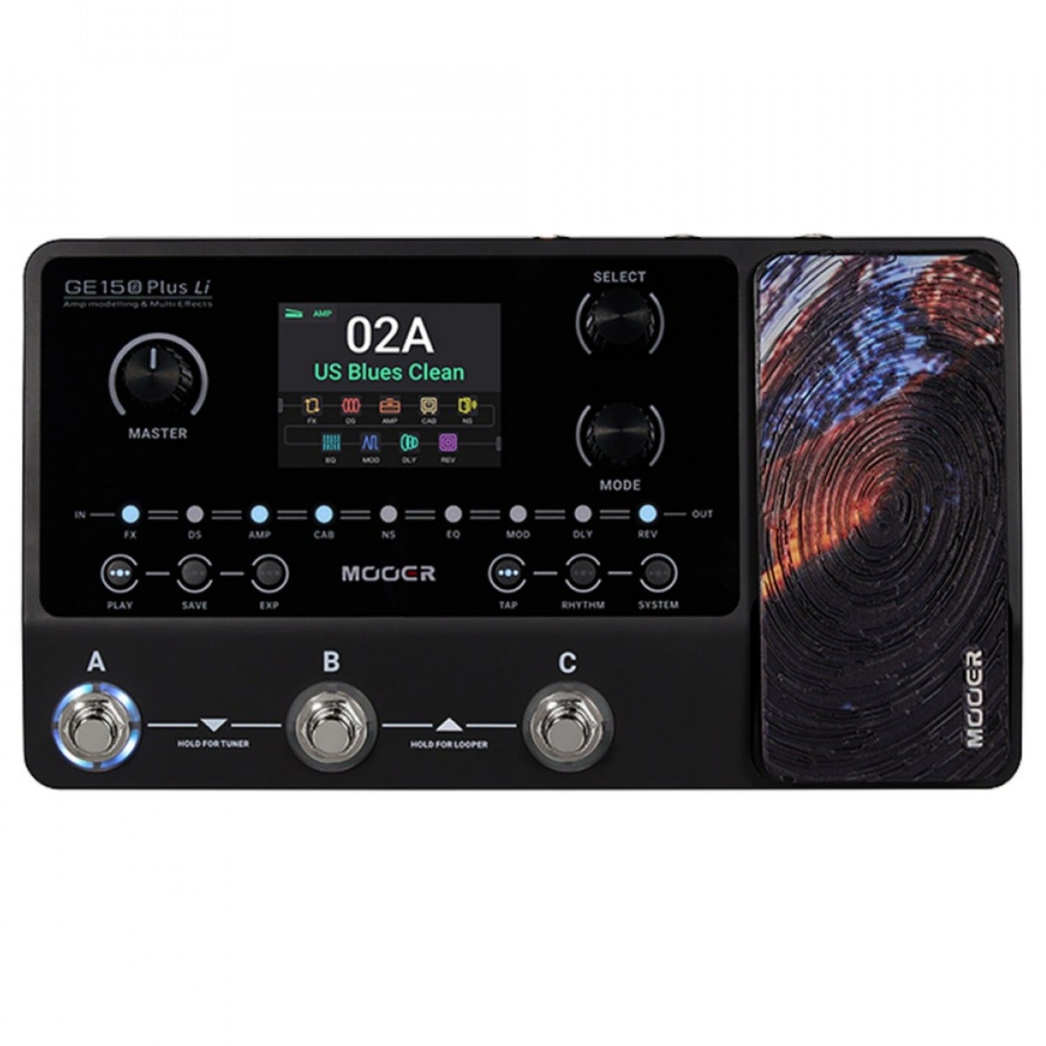 Mooer Multi-Effects Pedals Mooer GE150 Plus Li Rechargeable Lithium Battery Version Multi Effect Pedal