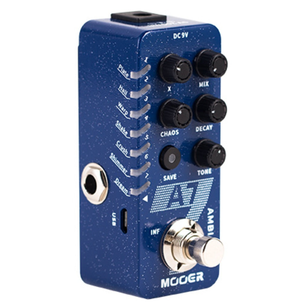 Mooer Reverb Pedals Mooer A7 Ambiance Digital Reverb Effect Pedal