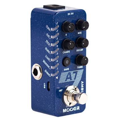 Mooer Reverb Pedals Mooer A7 Ambiance Digital Reverb Effect Pedal