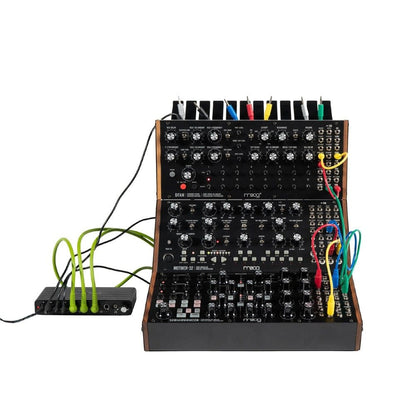 moog synthesizers moog sound studio 3 subharmonicon dfam and mother-32 analog synthesis studio