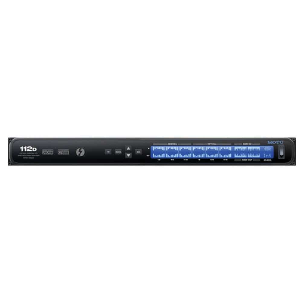 motu audio interfaces motu 112d thunderbolt and usb audio interface with avb networking