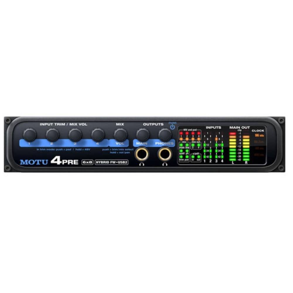 motu audio interfaces motu 4pre compact usb 2.0/firewire audio interface