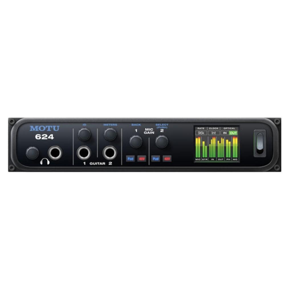 motu audio interfaces motu 624 16x16 thunderbolt usb 3.0 audio interface