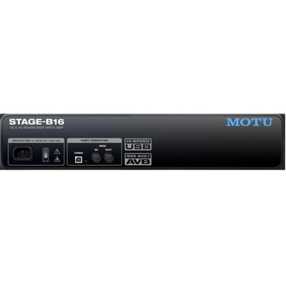 motu audio interfaces motu stage-b16 audio interface