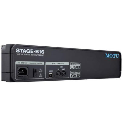 motu audio interfaces motu stage-b16 audio interface