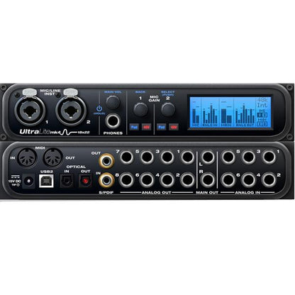 motu audio interfaces motu ultralite mk4 18x22 usb audio interface