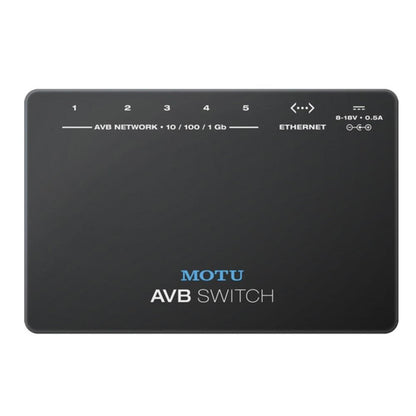 MOTU Computer Accessories MOTU AVB Switch Five-Port AVB Ethernet Switch